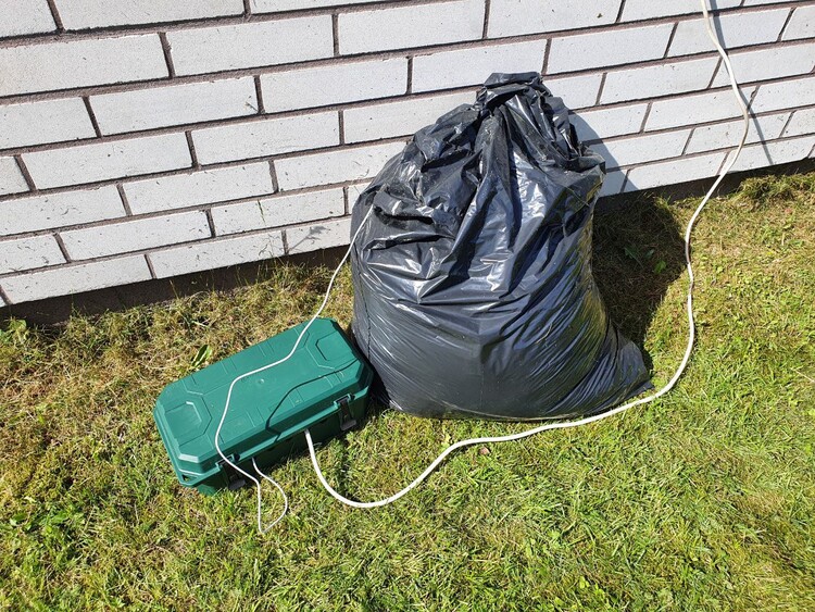 iSocket installed for an experiment with hay bag temperature control