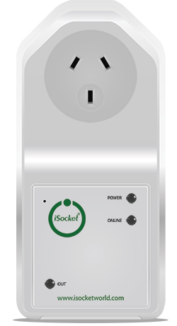 Australian and New Zealand version of iSocket power outage monitoring device Australian and New Zealand version of iSocket power outage monitoring device
